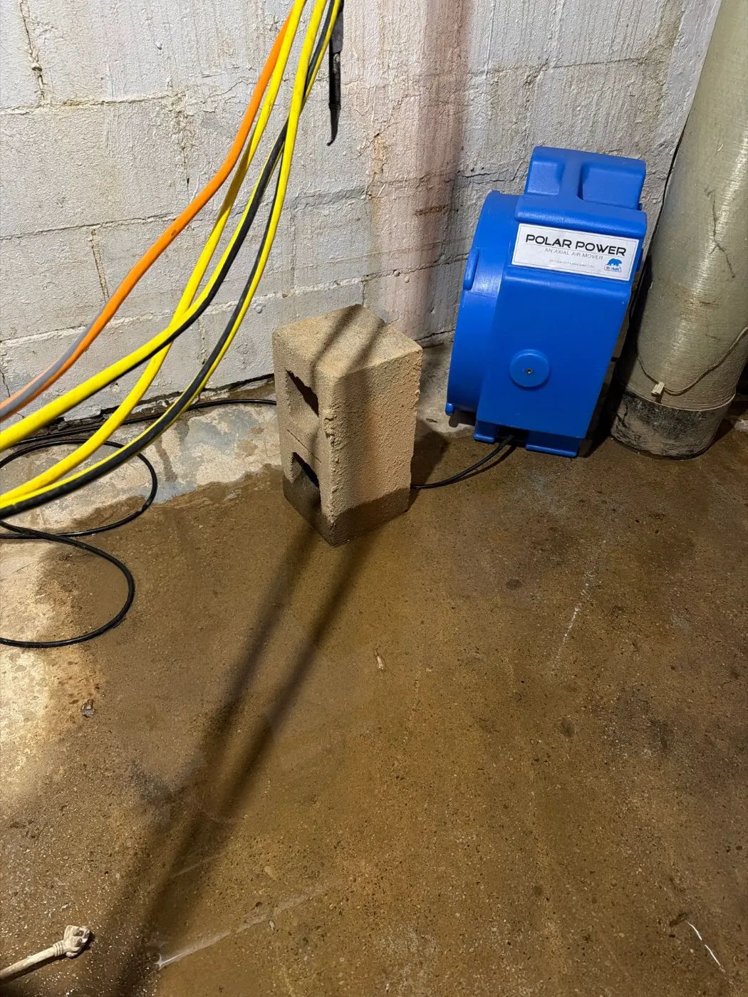 Basement water extraction in Mud Creek Indiana home